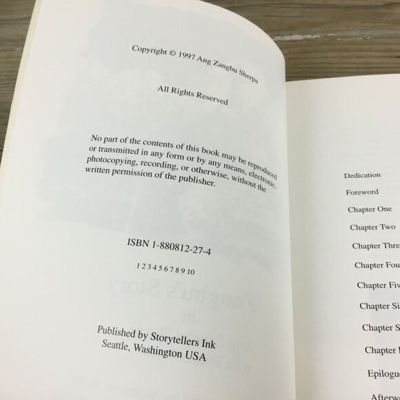 Zangbus Story By Ang Zangbu Sherpa Illustrated By Malcolm Wells 1997 Paperback - Picture 5 of 7